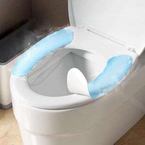 Tuvalet koltukları buz ipek paspaslar yıkanabilir sağlık yapışkan paspas kapağı ped yaz serin dokunmatik ev yeniden kullanılabilir yumuşak hızlı kurutma