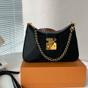 Twinny Crossbody Bag Genuine Leather Fashion Letters S-Latch Golden Hardware Detachable Chain Straps Internal Zipper Pocket Multiple Colors Wallets 28cm