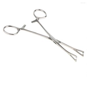Jewelry Pouches Triangle Opening Plier Clamp Piercing Forcep Tool Stainless Steel Body For Ear Lip Nose Tongue