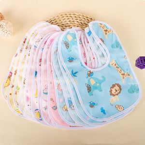 Bibs Burp Cloths 10Pc/Lot Baby Bib Velvet Bibs Waterproof Feeding Girls Boys Towel Random Pattern 230625