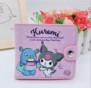 Mode Kawaii Pink White Melody Cinnamo Roll Pu Purse Girl Söta mjuka tillbehör Plånbok med stor kapacitet