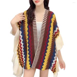 Scarves Good-looking Scarf Skin-touch Stretchy Women Ethnic Style Shawl