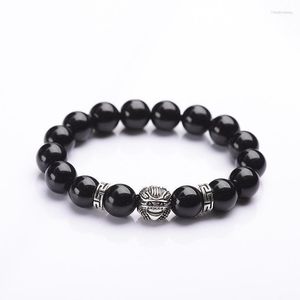 Charme Pulseiras Miçangas Pulseira Artesanal Obsidian Pi Xiu Jóias Presente Para Homens Atacado YP8071 Melv22