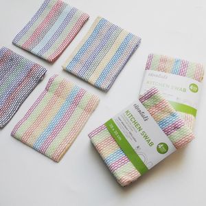 Bordservett HputExine Cotton Dish handduk Pano de Prato Eco-vänligt kök bulk te skurplatta 4 st/set