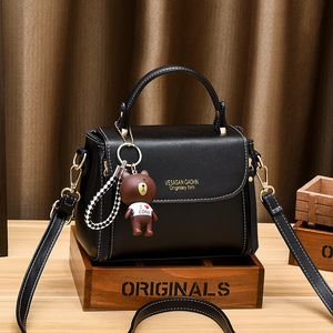 Hbp 2023 Autumn and Winter New Simple Bag Fashion Portable Shoulder Bag Korean Style Messenger Bag