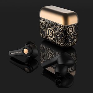 TS100 EARPHONES TWS Wireless Bluetooth 5.0 Musik Fitness Mic Charging Box -hörlurar HEADSETS Sport Auricleares av Kimistore