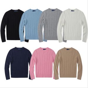 Maglioni da uomo a maniche lunghe moda top Autunno primavera abbigliamento lettera ricamo pullover maglione cappotto maglione maglione girocollo in cashmere pregiato addensare Natale