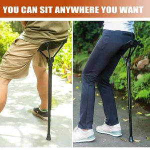 Camp Furniture Aluminum alloy Stool Mini Portable Retractable Stool Adjustable Outdoor Furniture Folding Chair Camping Hiking Fishing Line UpHKD230625