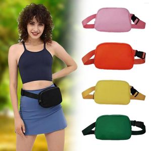 Depolama Çantaları 2023 Kadın Bel Çantası Fanny Pack Fermuar Göğüs Açık Hava Dış Mekan Crossbody Casual Seyahat Kemeri Merkez