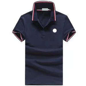 Polo da uomo di base a 6 colori Maglietta da uomo T-shirt da uomo con ricamo sul petto Logo Polo Magliette estive Francia T-shirt di marca di lusso Uomo Top Taglia M - XXL 999