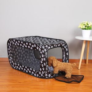 Canis Canis Portátil Dobrável Retangular Pet Tenda Cão Gaiola Cercado Cachorro Canil Gato Pet Play Tendas Túnel Respirável Casa de Cachorro 230625