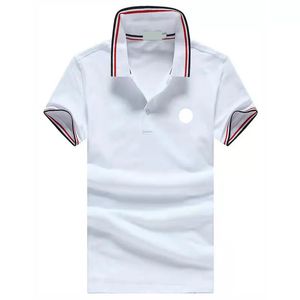 Polo da uomo di base 6 colori Maglietta da uomo T-shirt da uomo con ricamo sul petto Logo Polo Magliette estive Francia T-shirt di marca di lusso da uomo Taglia M - XXL 167