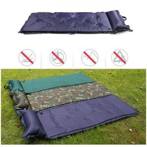 Mat 183*57*2.5cm inflatable Sleeping Pad Camping Mat With Pillow fold air mattress Cushion SelfInflating beach bed hiking caving