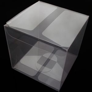 Gift Wrap 50pcs 5x5cm Clear Boxes For Gift Pvc Packing Box Pack Packaging Candy Transparent Wedding Party Favors Boxar 230625