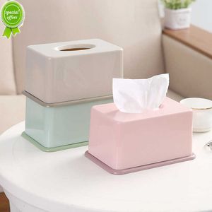 New Desktop Tissue Box Holder Modern Dustproof Easy Use Wet Wipes Dispenser Holder Tissue Wipe Container Napkin Storage Organizer