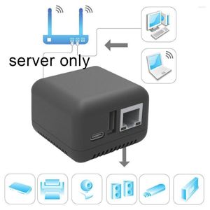 Netzwerk-Druckserver mit 1 x 10/100 Mbit/s RJ-45 LAN-Anschluss, WLAN-Funktion, USB 2.0 BT 4.0, Unterstützung für Windows XP und Android