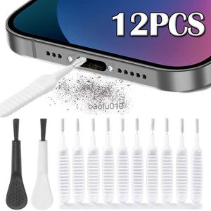 12pcs Mini Temizlik Fırçası Telefon Şarj Port Toz Temizlik Duş Başlık Su Çıkış Fırçası Bilgisayar Klavye Temizleme Aracı L230619