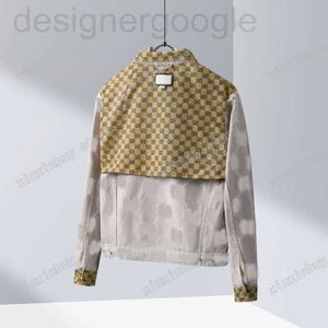 メンズプラスサイズアウターコートデザイナーxinxinbuy men coat jacket denim jacquard文字パネル長袖の女性アプリコットブラックカーキS-2xl
