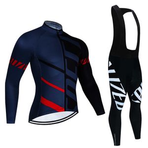 Cycling clothes Sets Cycling Team Men's Cycling clothes Long Sleeve Set MTB Bike Clothing Tenue Velo Homme Bicycle Wear Trouser Cycle Uniform KitHKD230625