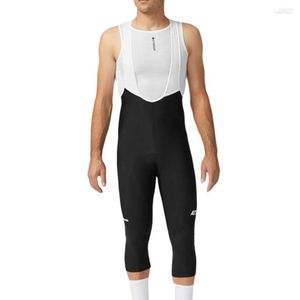 Motorcycle Apparel Attaquer Cycling Pro 3/4 White Bib Shorts Knee Protection Ciclismo Masculina Pantalones Cortos 20D Gel Pad Pants