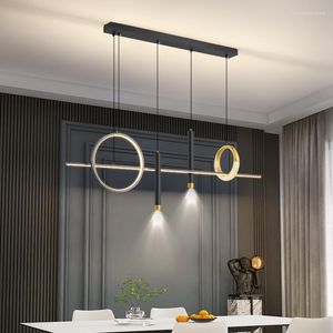 Avizeler Modern Led Tavan Avizesi Yemek Masası Restoran Mutfak Minimalist Ev Kapalı Aydınlatma Dekoru Kolye Işıkları