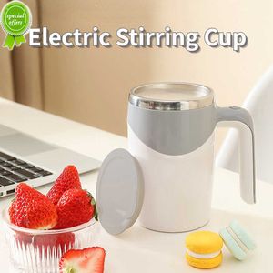 380ml Electric Stirring Cup Automatic Stirring Cup Coffee Cup Milkshake Rotating Magnetic Water Cup Milk Cup Mark Cup