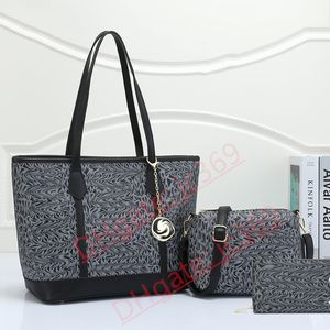 Классическая женская сумочка для покупок сумки для стирки сумок дизайнеры кошелька мода 3 кусок набор писем на печать.