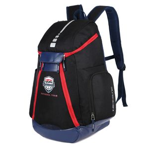 Unisex Hoops Elite Pro Zaino da basket Team USA zaino Borse da uomo Borse da viaggio da allenamento impermeabili di grande capacità Confezioni da esterno Escursionismo Borsa da viaggio zainetto