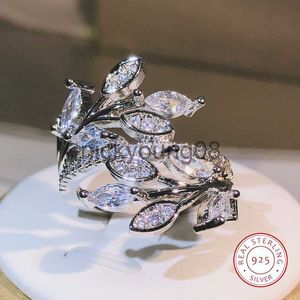 Anéis de banda 925 prata feitos à mão Eternity Promise Crystal Ring AAA Cz Zircon noivado aliança de casamento anéis para mulheres homens dedo festa jóias x0625