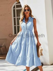 Повседневные платья Ladies Vintage Boho Summer Dress Женщины без рукавов.