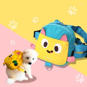 Dog Car Seat Covers Walking Bag Waterproof Cartoon Carrier Vest-style School Outdoor Travel Sport Backpack Portable For Teddy