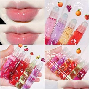 LIGLISK GLISS Crystal Glitter Glossowy przezroczysty olej nawilżający Konserwacja Lipgloss Beauty Makeup Liquid Lipstick Lips Care Drop Deli Dhbti