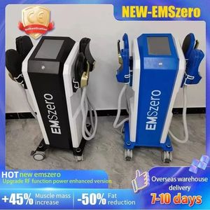 DLS-EMSLIM RF Muscle Stimulate Fat Removal Build The Neo 14 Tesla hi-emt Machine with 4 pcs Handles With Pelvic Stimulation Pads Opcional EMSzero Colors Available