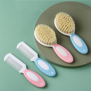 Baby Comb Soft Natural Hair Brush Head Comb Infant Comb Head Massager Hairbrush Newborn Baby Cleaning Brush Baby Care Tool