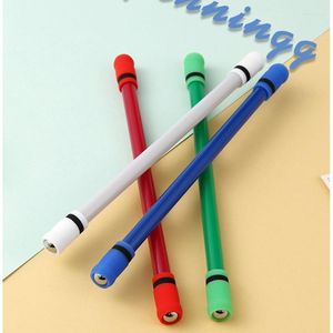 Student Cool Rotating Pen Steel Bead Spinning Non Slip Stress Releasing Brain Training Fingertip Toy kan inte skriva