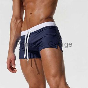 Costumi da bagno da uomo 2023 Nuovi costumi da bagno Uomo Costume da bagno sexy Sunga Costume da bagno caldo Slip da bagno da uomo Pantaloncini da spiaggia Maillot De Bain Boxer Pantaloncini da surf x0625