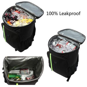 Vestidos 30l grande armazenamento mais refrigerador saco feminino pacote de gelo saco de refrigerador à prova d'água para isolamento de cerveja bolsa térmica com abridor de garrafa