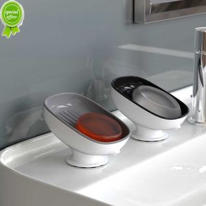 Nowe super ssanie naczynia mydła z drenażą wodą do mydła łazienkowego uchwyt kithcen gąbek uchwyt mydła pojemnik na łazienkę