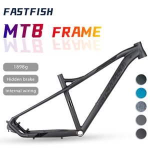 Araba Kamyon Rafları Fastfish Bisiklet Çerçevesi MTB Çerçeve 27.5 Alüminyum Alaşım Bisiklet Çerçevesi MTB 27.5 Frame Ultralight Framework BB42 27.5ER 1617 inç 230621