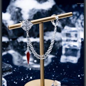 Baumelnde Ohrringe Sandone Drop Stud Ohrring Frauen Anhänger Genshin Impact Damen Modeschmuck Silber Farbe Trendy Zinklegierung Kolczyki