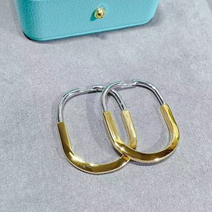 7A High-End-Halbdiamant-Schließkopf-Liebesohrring-Halskettenset Modedesigner-Damenanhänger Europa und Amerika beliebter Schmuck