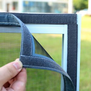 Reusable Selfadhesive Mosquito Netting, Customizable Washable Window Mesh