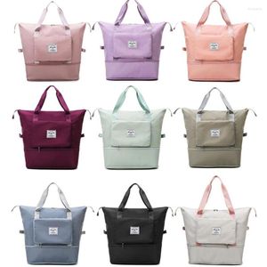 Outdoor Bags Travel Large-capacity Ladies Foldable Bag Sports Fitness Handbag Gym Storage Luggage