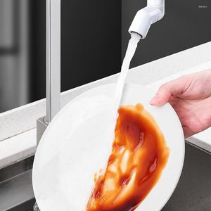 Kök kranar universal stänkfilter kran roterbar plast svivel förlängnings spruthuvud med skiftnyckel hushåll tvättrum tvättbassäng