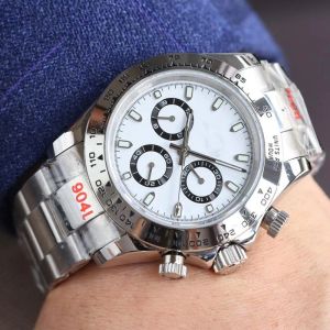 Mens Daytongna Watchs Automatic Mechanical Day Date Watches 40 مم حزام من الفولاذ المقاوم للصدأ الذهب الذهب Wristwatch Case Case Design Montre de Luxe Fashion Heuerity Watch