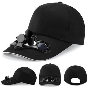 Solar Power Hat Cap Cool Fan For Golf Baseball Sport Summer Outdoor Solar Sun Cap med Cooling Fan Snapbacks Baseball Cap