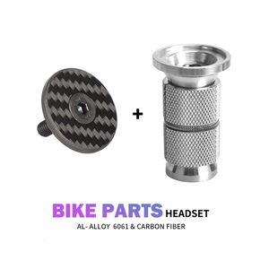 Угод для велосипедов MTB Bike Road Hearset Stem Top Cap Compressive Sbrepress Speck Nud Compressor Расширение вилочного рулона углеродного волокна 230621