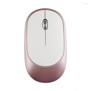 Mouse 2.4g Bluetooth sem fio com carregamento silencioso para laptop para jogos ultrafino E100