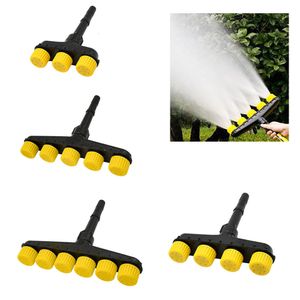 Watering Equipments 3 4 5 6 Hole Garden Lawn Hose Sprinklers Atomizer Nozzles Irrigation Farm Water Sprayers For 1" 1.2" Hos 230625