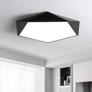 Światła sufitowe Ultra-cienki lampa LED Modern Super Bright LUSTRES Balkon Balkon Lampe Plafond do żywej jadalni